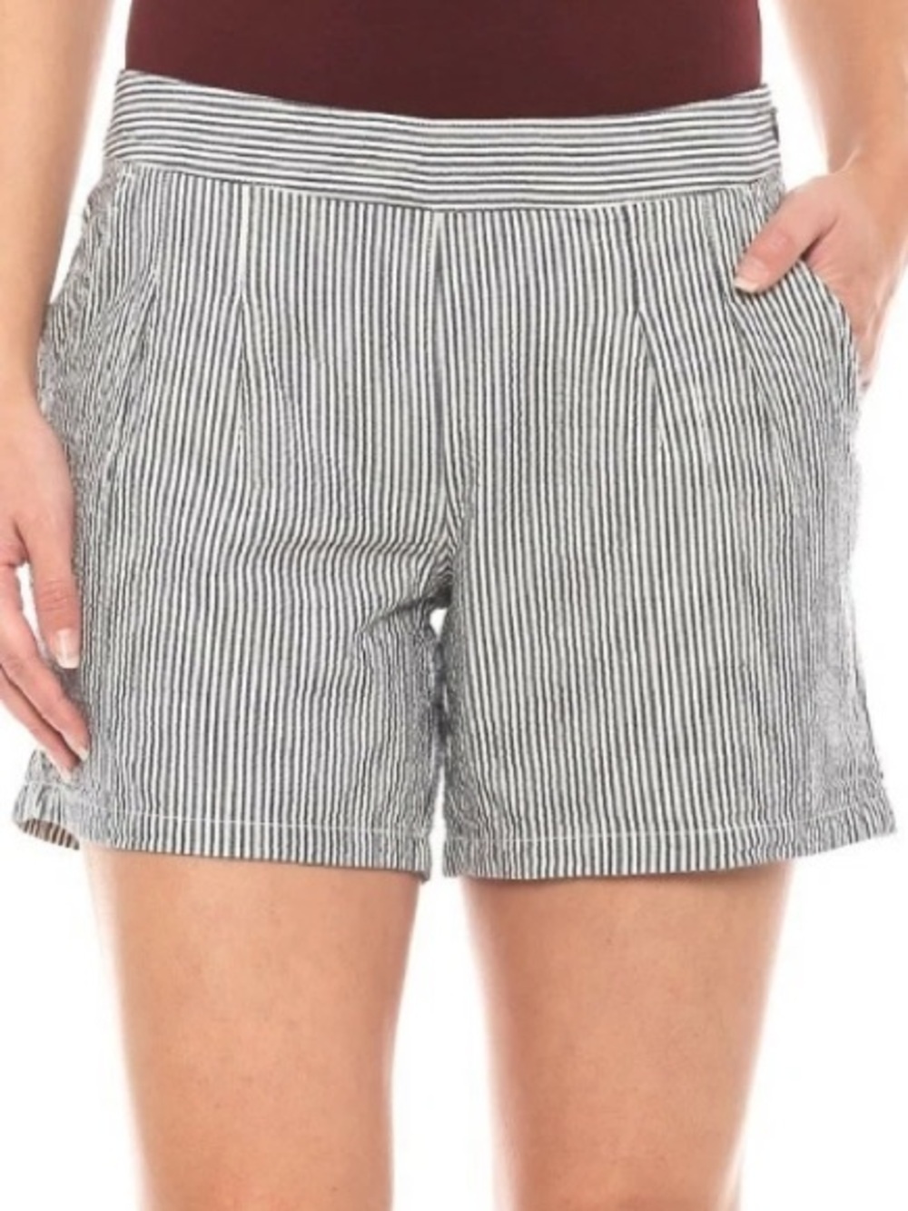 EUC Toad&Co Seersucker Shorts Striped Size 10